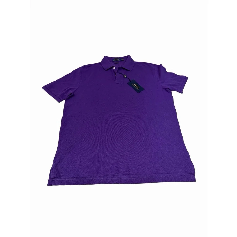 Polo Ralph Lauren Men's Polo Classic Fit 100 Cotton Purple Size M NWT